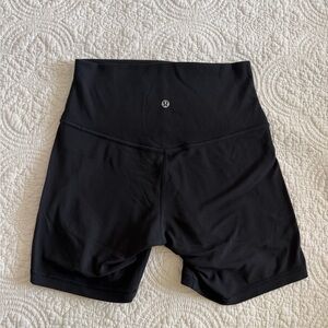 Lululemon Align 5.5 inch inseam black shorts Size 6